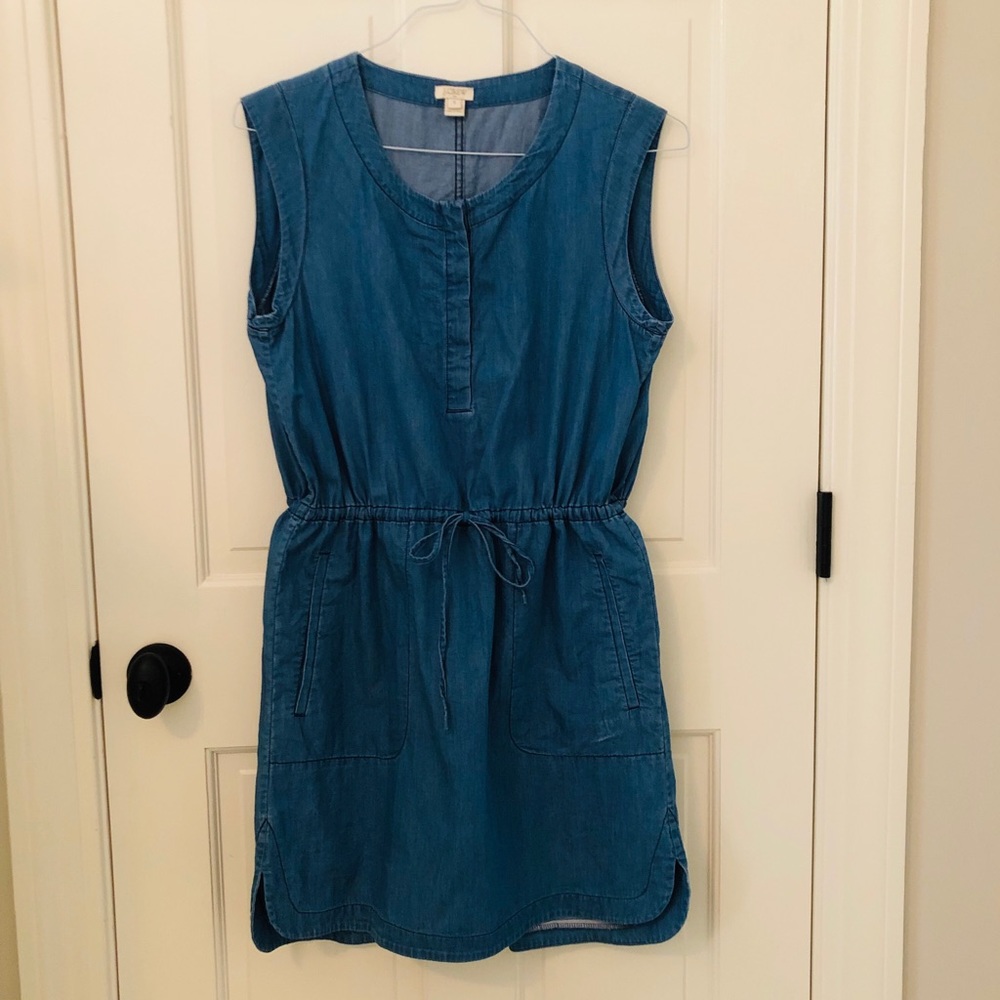 J Crew Denim Dress Size Small